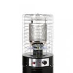 صوبة حدائق ألمنيوم أسود مع إشعال لمس