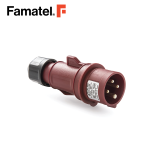 المكونات الصناعية 3PH + PE 4 دبوس 16A IP54