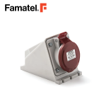 مقبس حائط صناعي 3PH + N + PE 5 Pin 16A IP54