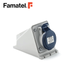 مقبس حائط صناعي 1PH + N + PE 3 Pin 32A IP54