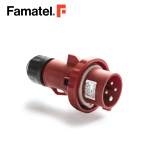 المكونات الصناعية 3PH + PE 4 دبوس 32A IP67