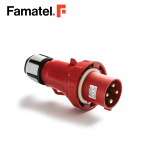 المكونات الصناعية 3PH + PE 63A IP67