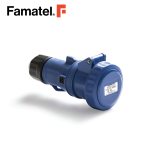 مقبس موبايل صناعي 1PH + N + PE 3 Pin 16A IP67