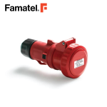 مقبس موبايل صناعي 3PH + PE 4 Pin 32A IP67