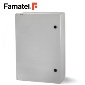 الضميمة UV ABS 60x40x20 سم IP65 باب قابل للقفل متضمن لوحة مجلفنة