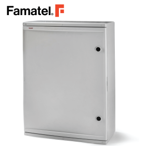 الضميمة UV ABS 70x:50x24 cm IP65 باب قابل للقفل متضمن لوحة مجلفنة