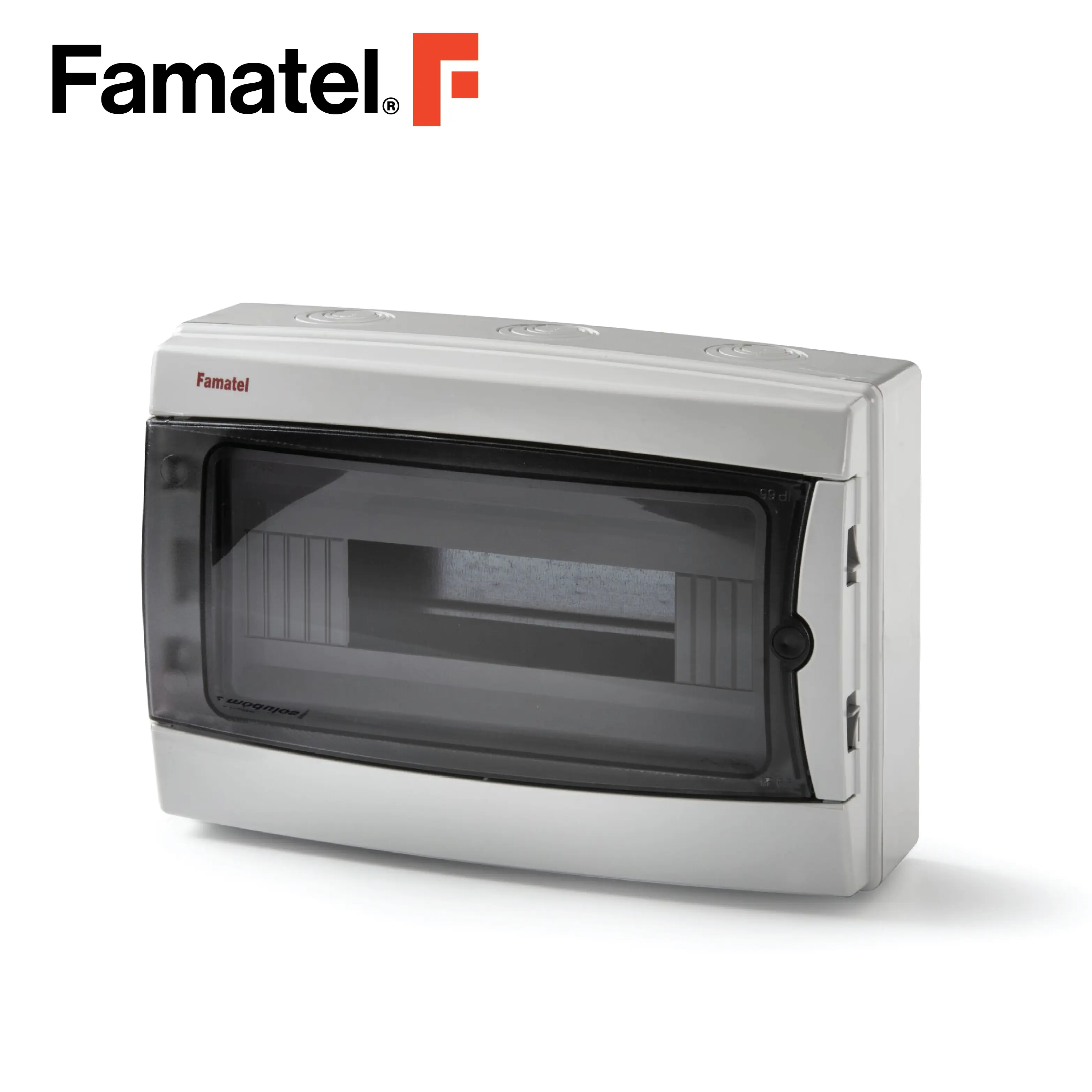 خزانة توزيع سطح الأشعة فوق البنفسجية 12 طريقة مع غطاء شفاف IP65