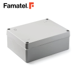 صندوق وصلات الأشعة فوق البنفسجية ABS 31x24x12.5 سم IP55 جوانب ومفصلات فارغة