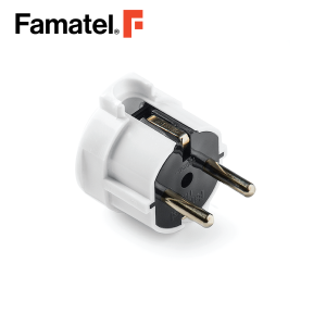 قابس 2P+E 16 أمبير 250 فولت IP20 4.8 ملم