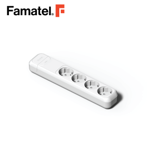 مقبس متعدد 4 مقابس 2P+E 16 أمبير 250 فولت بدون كابل