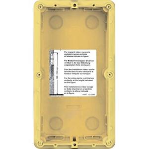 صندوق تركيب متساطح 2 وحدات