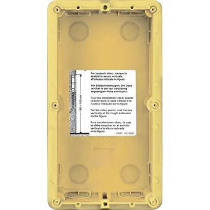 صندوق تركيب متساطح 2 وحدات