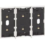 إطار مكهرب لتركيب ما يصل إلى 3 أجهزة تحكم رقمية - أبيض.