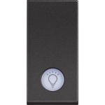 مفتاح اتجاه واحد 1P 10 AX - 250 Vac - قابل للاضاءة - رمز المصباح (RG4001LA)