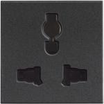 مقبس متعدد المعايير 2P+E 5/6/10/13 أمبير 250 فولت و127 فولت (RG4139)