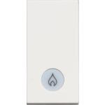 مفتاح اتجاه واحد 1P 16 AX - 250 Vac - قابل للاضاءة - رمز السخان (BT-RW4001LP)