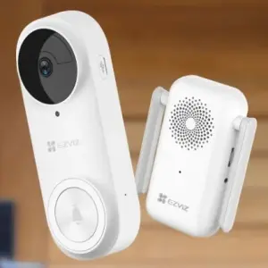 طقم جرس الباب المرئي EZVIZ DB2 بالبطارية بدقة 3K