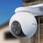 كاميرا EZVIZ H80f الخارجية Wi-Fi بثلاث عدسات (4+4+4 ميجابكسل)