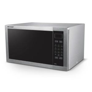 فرن مايكروويف شارب 34 لتر مع شواية – فضي