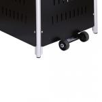 صوبة حدائق زجاج هرمية قاعدة ستانلس