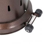 صوبة حدائق ألمنيوم مع عجل لون بني