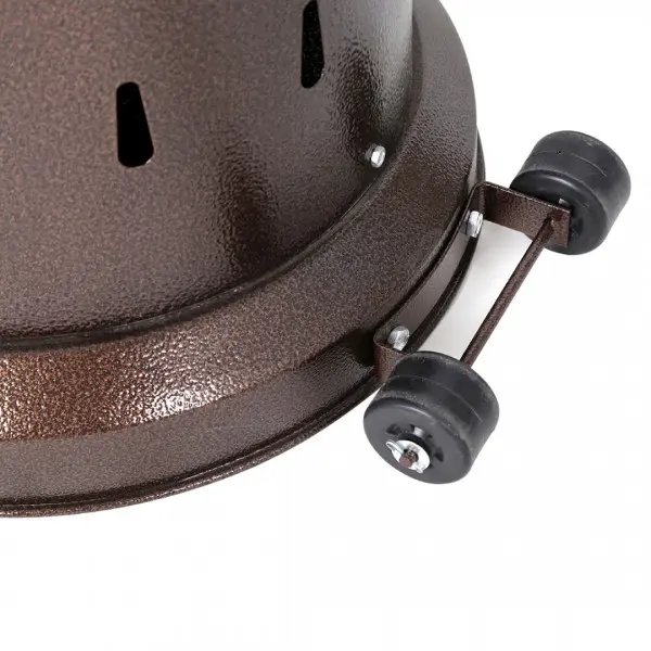 صوبة حدائق ألمنيوم مع عجل لون بني