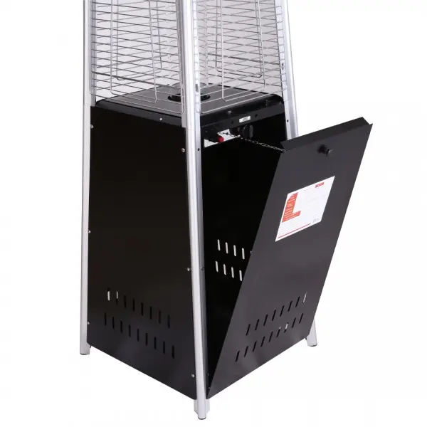 صوبة حدائق زجاج هرمية قاعدة ستانلس