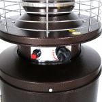 صوبة حدائق ألمنيوم مع عجل لون بني