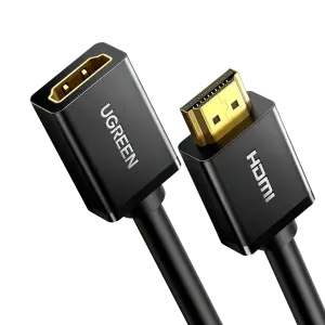 UGREEN HDMI كابل ذكر إلى أنثى 0.5m (أسود)