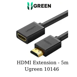 UGREEN HDMI كابل ذكر إلى أنثى 5m (أسود)