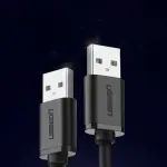 UGREEN USB 2.0 A ذكر إلى A ذكر كابل 1.5m (أسود)