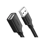 UGREEN USB 2.0 A ذكر إلى A أنثى كابل 1m (أسود)