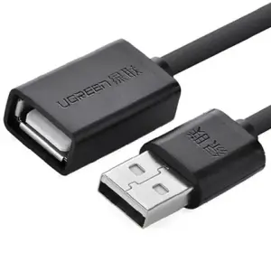 UGREEN USB 2.0 A ذكر إلى A أنثى كابل 1.5m (أسود)