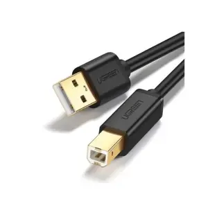 UGREEN USB 2.0 AM إلى BM كابل طابعة 1.5m (أسود)