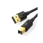 UGREEN USB 2.0 AM إلى BM كابل طابعة 5m (أسود)