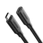 UGREEN USB-C/M إلى USB-C/F Gen2 5A كابل تمديد 1m (أسود)