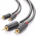 UGREEN 2 RCA Male To 2 RCA Male Audio Cable 3M