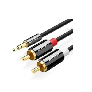 UGREEN 3.5mm ذكر إلى 2 RCA ذكر كابل 1.5M