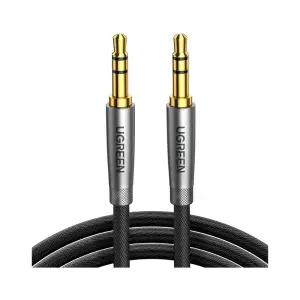 UGREEN 3.5mm كابل صوت Net Braid 3m (رمادي)
