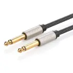 UGREEN 6.5mm ذكر إلى ذكر ستيريو Auxiliary Aux كابل صوت 3m (رمادي)