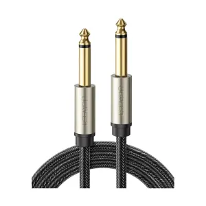 UGREEN 6.5mm ذكر إلى ذكر ستيريو Auxiliary Aux كابل صوت 5m (رمادي)