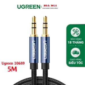 UGREEN 3.5mm ذكر إلى ذكر كابل دائري 5m