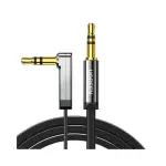 UGREEN 3.5mm Male to 3.5mm Male Straigth to angle flat Cable 5m (Black)