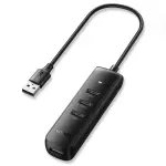 UGREEN USB 3.0 4-منفذ موزع 0.25m (أسود)