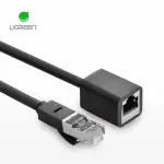 UGREEN Cat 6 F/UTP Ethernet RJ45 Extension Male/Female Patch Cords 1m (Black)