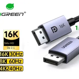 UGREEN DP 8K 2.1 Male To Male Cable 1M