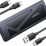 UGREEN M.2 NVME Hard Drive Enclosure(10Gbps) with C to C and C to A cable
