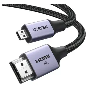 UGREEN من Micro HDMI إلى HDMI 8K كابل 2m