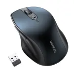 UGREEN Ergonomic Wireless Mouse (Blue) (AA alkaline battery not included)