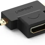 UGREEN Micro HDMI + Mini HDMI Male to HDMI Female Adapter